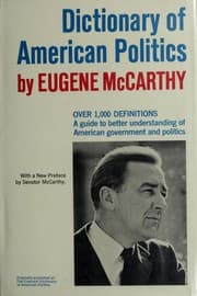 Tapa de Dictionary of American politics