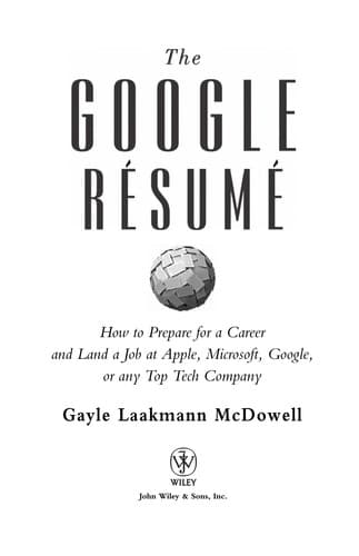 Tapa de The Google resume