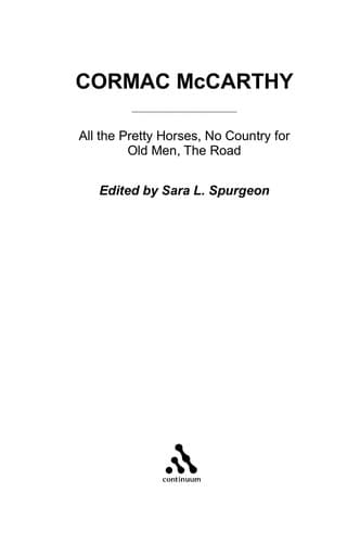 Tapa de Cormac McCarthy
