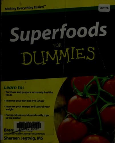 Tapa de Superfoods for dummies