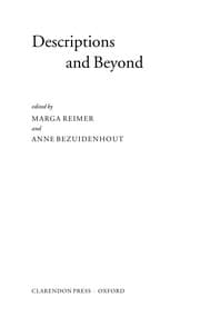 Tapa de Descriptions and Beyond