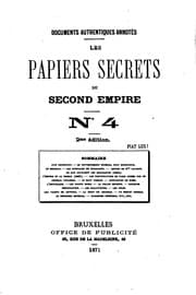 Tapa de Les Papiers secrets du second empire