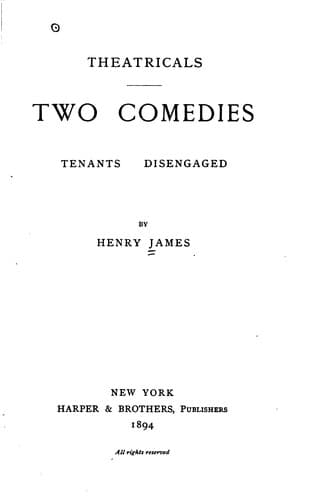 Tapa de Theatricals
