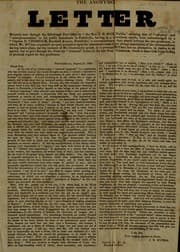 Tapa de The anonymo[us] letter recently sent through the Edinburgh Post Office to "the Rev. J.B. M'Crea, Dublin,"