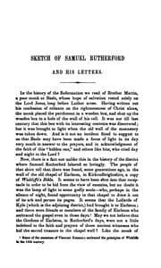 Tapa de Letters of Samuel Rutherford: With a Sketch of His Life