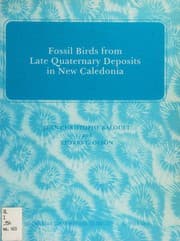 Tapa de Fossil birds from late Quaternary deposits in New Caledonia