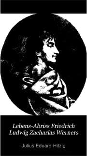 Tapa de Lebens-Abriss Friedrich Ludwig Zacharias Werners