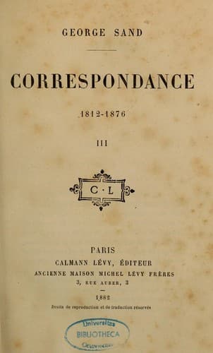 Tapa de Correspondance, 1812-1876