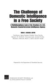 Tapa de The challenge of domestic intelligence in a free society