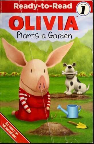 Tapa de Olivia plants a garden