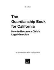 Tapa de Guardianship Book for California, The