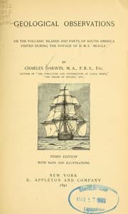 Tapa de Geological observations on the volcanic islands and parts of South America visited during the voyage of H.M.S. 'Beagle'