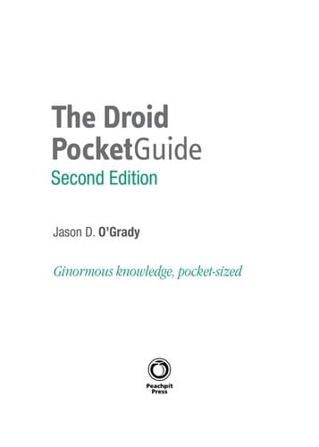 Tapa de The Droid pocket guide