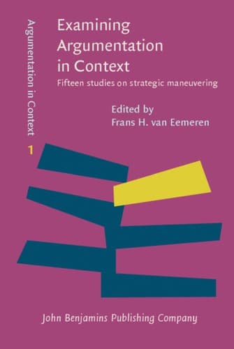 Tapa de Examining argumentation in context