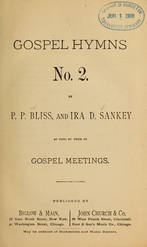 Tapa de Gospel hymns no. 2
