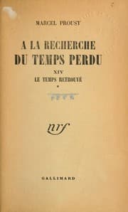 Tapa de À la recherche du temps perdu