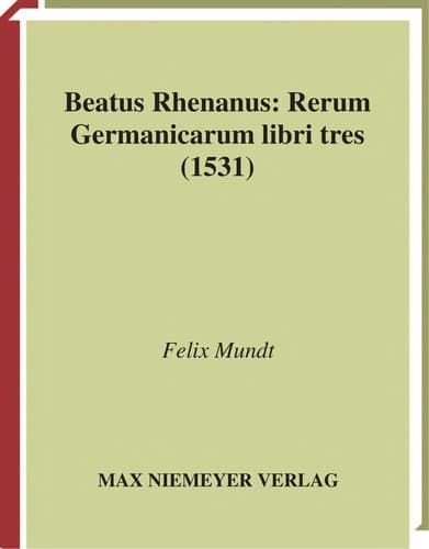 Tapa de Rerum Germanicarum libri tres