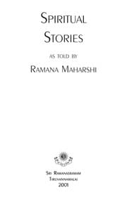 Tapa de Spiritual stories, as told by Ramana Maharshi