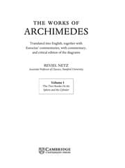 Tapa de Works of archimedes