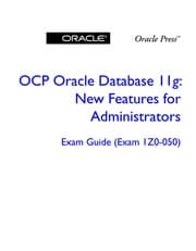 Tapa de OCP Oracle database 11g
