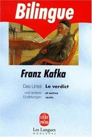 Tapa de Le Verdict et autres récits, édition bilingue (allemand/français)