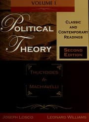 Tapa de Political theory