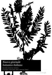 Tapa de Nuovo giornale botanico italiano