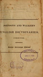 Tapa de English dictionary