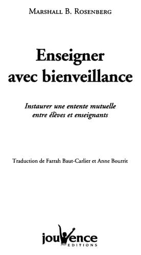 Tapa de Enseigner avec bienveillance