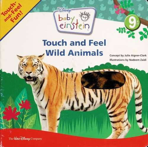 Tapa de Touch and feel wild animals