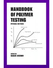 Tapa de Handbook of polymer testing