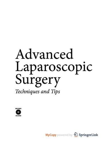 Tapa de Advanced Laparoscopic Surgery