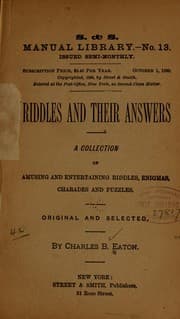 Tapa de Riddles and their answers