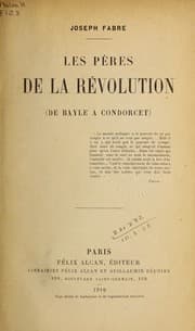 Tapa de Les pères de la Révolution