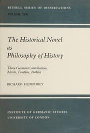 Tapa de The historical novel as philosophy of history
