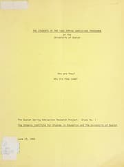 Tapa de The Students of the 1966 spring admissions programme at the University of Guelph