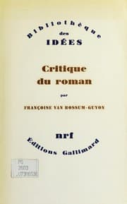 Tapa de Critique du roman
