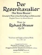 Tapa de Der Rosenkavalier (The rose-bearer)