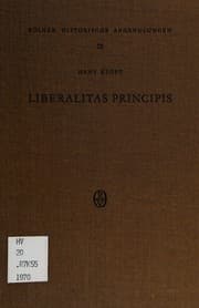 Tapa de Liberalitas principis - Herkunft und Bedeutung