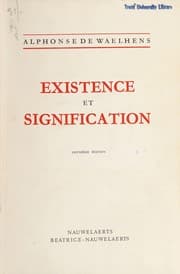 Tapa de Existence et signification