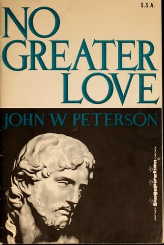 Tapa de No greater love