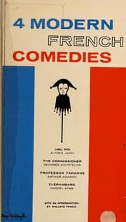 Tapa de Four modern French comedies