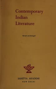 Tapa de Contemporary Indian literature