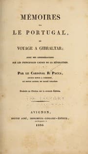 Tapa de Mémoires sur le Portugal