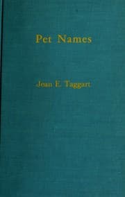Tapa de Pet names