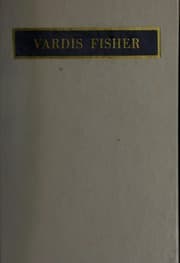 Tapa de Vardis Fisher