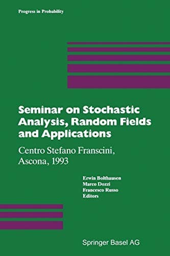 Tapa de Seminar on Stochastic Analysis, Random Fields and Applications