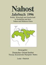 Tapa de Nahost Jahrbuch 1996