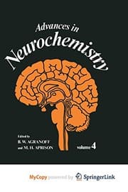 Tapa de Advances in Neurochemistry