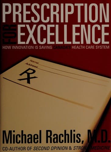 Tapa de Prescription for excellence